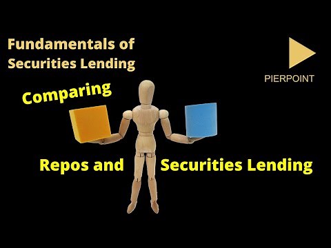 Repo versus Securities Lending 2022