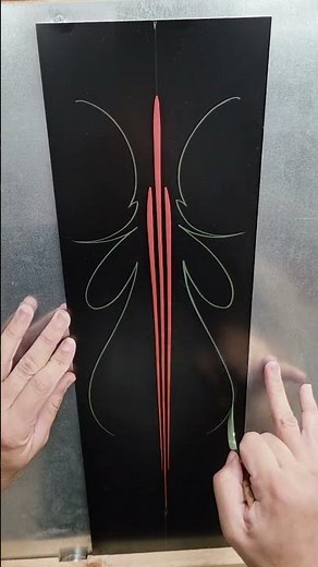 pinstriping panel art: part 1 #pinstriping
