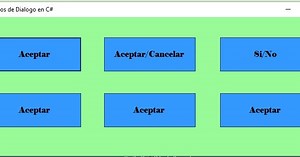Cuadros de Dialogo MessageBox en Visual C# (C Sharp)
