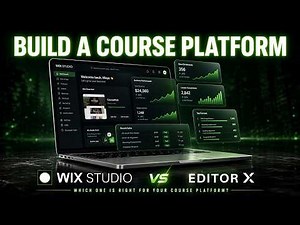 How To Build an Online Course Platform with Wix Studio & Editor X (Beginner Tutorial 2026)