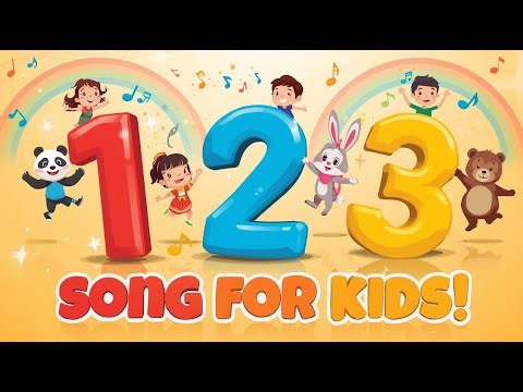 🎵 1 2 3 Song for Kids | Fun Counting Dance & Easy Numbers Learning! 🌈