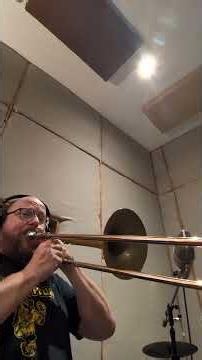 One day down! A fun project with rad humans. #trombone #ska #dcmusic #music #jazz #brass #studio