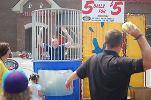 July 4th Dunk Tank Raises $500 for Families of Fallen Soldiers