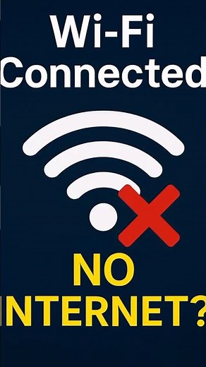 Quick Fix: WiFi Connected but No Internet?