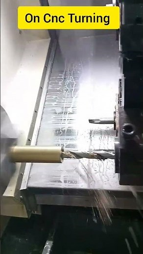 Drilling On Cnc Turning | High speed peck drilling with G83 Code #mechanical #cncprogramming