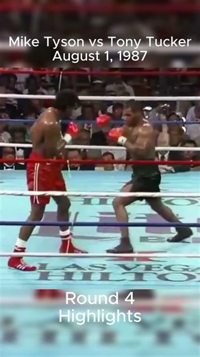 Mike Tyson vs Tony Tucker | Round 4 Highlights #boxing #shorts