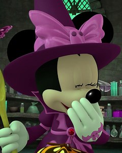 Tests are much more fun when there's magic involved 🦋 If your kids could cast spells, what would they transform these bubbles into? #MickeysTaleOfTwoWitches | Disney Jr.