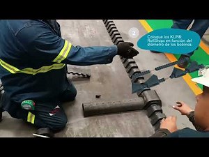 INSTALACIÓN DE SISTEMA LANKHORST KLP®ROLLSTOP SYSTEM PARA ALMACENAMIENTO DE ROLLOS DE ACERO.