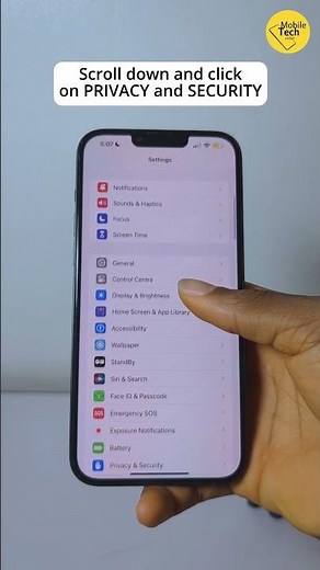 Turn On/Off LOCATION on iPhone