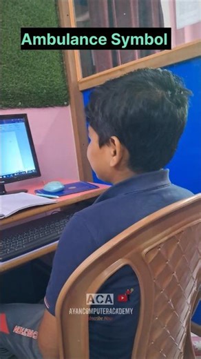 Insert Ambulance Symbol tricks in Microsoft Word🖥️👈🤗#ytshorts #computer#computereducation#motivation