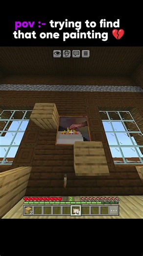 POV: Trying to Find That One Painting You Saw Once… 🎨 | #shorts #minecraft