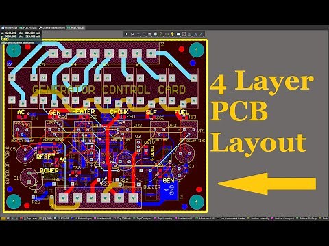 How to make 4 layer PCB || Easy Method || lecture 22