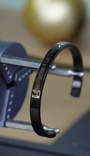 The Laser-engraved Bracelet with LaserPecker 4
