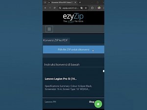 📦 Konversi ZIP ke PDF di Peramban Anda │ Tidak Perlu Instalasi Perangkat Lunak