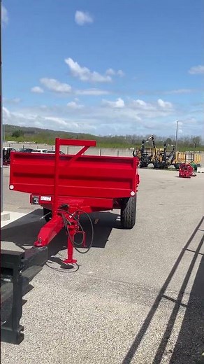 Notre remorque / benne agricole 7,5 tonnes adaptable avec grue 430 ou 550 ! 😀 #remorque #agricole