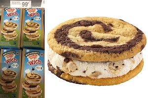 Farmfoods are selling Ben & Jerry's cookie dough ice cream sandwiches for just 99p