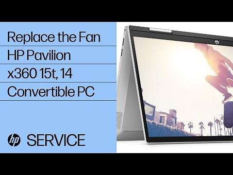Replace the Fan | HP Pavilion x360 15t, 14 Convertible PC | HP