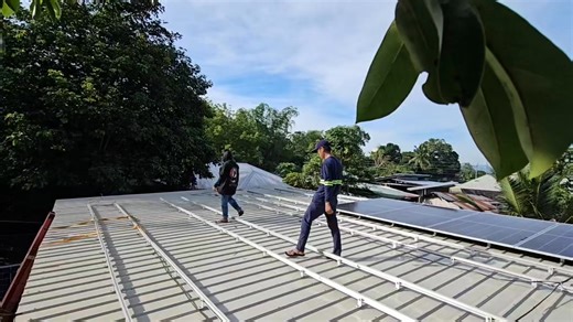 Installation of 21pcs 700w bifacial solar panels with total capacity of 14.7kw @koronadal city. | Vince Joshua C. Recidoro