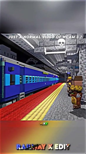 WCAM 3 with ICF speedy in Minecraft 🥶🗿☠️ #train #minecraft