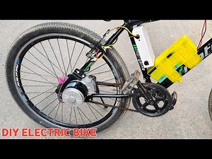 Homemade Electric Bike Using 250w Gear Motor | E-Bike Build a DIY KIT Reducer Motor - V3