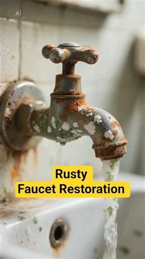 Old Faucet Restoration – Amazing Transformation #shorts #restoration