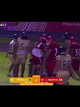 Miguel Lotu - American Samoa 🇦🇸, Alofau - Fagaitua High School 1st round Highlight