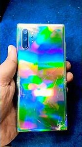 Samsung Note 10 Plus || Back Glass Replacement 🔧🔧📱📱#note10plus #glass #shorts #repairs #samsung