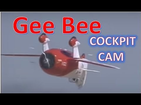 Great cockpit footage of Gee Bee R2 Aerobatic Demo