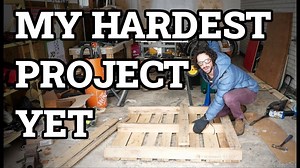 I turned a free pallet into a stunning table!