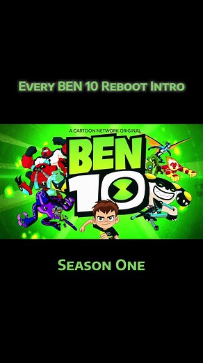Here’s every intro from the Ben 10 reboot . . . . . . . #foryourpage #ben10 #fyp #cartoonnetwork #ben10alienforce