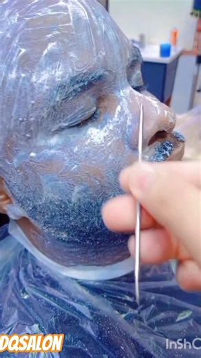 face clean up with face scrub ❤️🌹💯🌺💇#facecleanup #facesteam #facewash #trending#1million #salon #uae