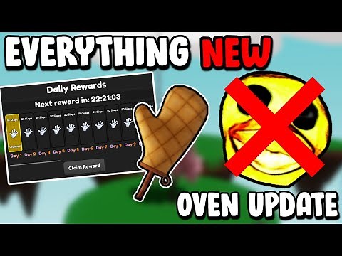 Everything NEW In The Oven Glove Update | Roblox Slap Battles
