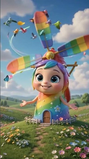 **🌬️ Windmill Facts for Kids | Learn About Windmills | 3D Cartoon | DreamDoodle Kids**