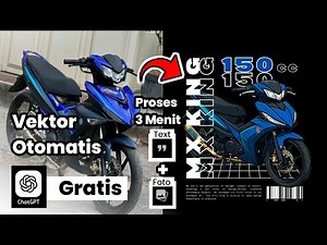 How to Create Automatic Motorcycle Vectors Using ChatGPT! Fast Process, Clean Results, and Free