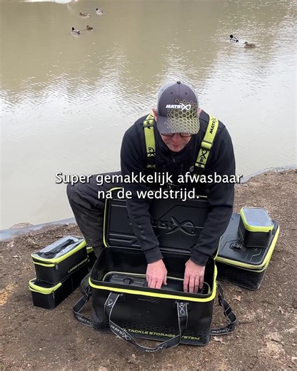 9.2K views · 61 reactions | Als jij er van houdt om goed georganiseerd voor de dag te komen, dan is het EVA tackle storage system echt iets voor jou! Een modulair systeem om je visspullen te organiseren. Ook verkrijgbaar als "loaded" dan wordt het geleverd met 6 interne bags. | Fish Matrix | Facebook
