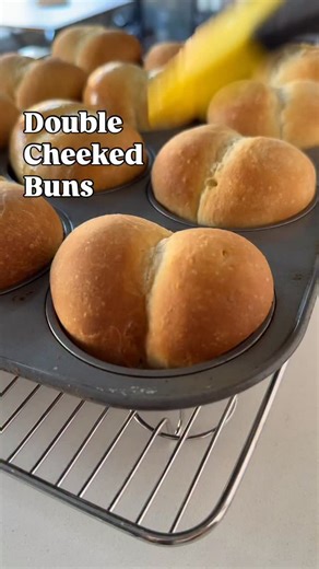 Luay Ghafari | Double Cheeked Buns. Also known as “booty buns”. 👀 📱 Comment “recipe” below if you want the recipe for these Double Cheeked Buns! I’ll... | Instagram