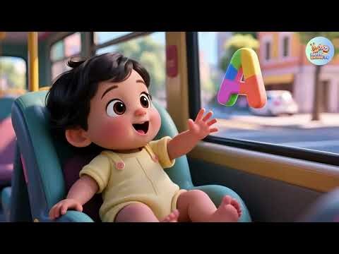 Bus Ride ABC Wonders 🚌✨👶 | Learn Alphabet A to Z for Kids | Preschool Educational Video