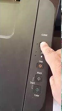 Canon G2000 fix problem ERROR 6000