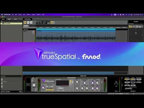 Get atmoky trueSpatial running in FMOD Studio in under 3 minutes