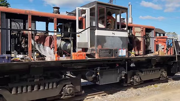 8.6K views · 290 reactions | Thanks to the extended efforts of our Mechanical and Electrical departments, Rochester Gas & Electric GE 110-ton switcher 8 was fired up on its No. 2 engine and successfully test run for a short distance in the Upper Yard. This was the first time the locomotive moved under its own power since 2009. | Rochester & Genesee Valley Railroad Museum | Facebook
