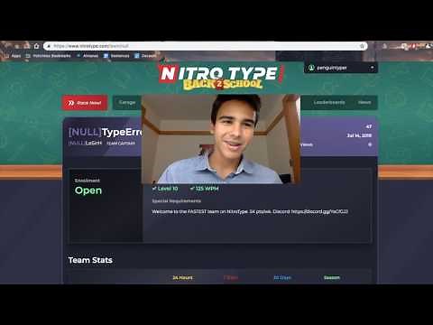 THE FASTEST TEAM ON NITRO TYPE!!!