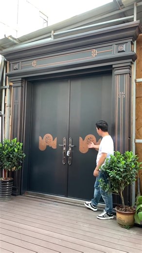 Customizable villa gates and security doors.#door #home #factory #doors #revolvingdoor