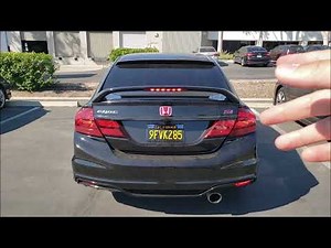 Plug and Play Honda Civic Brake Strobe Flashing 3rd brake light