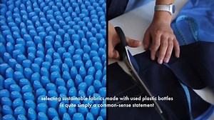 “Every kilo of recycled material used as sustainable fabrics in our strollers keeps 60 water bottles away from the sea.” For more info: https://us.joolz.com/joolz-sustainable-fabrics/ | Joolz