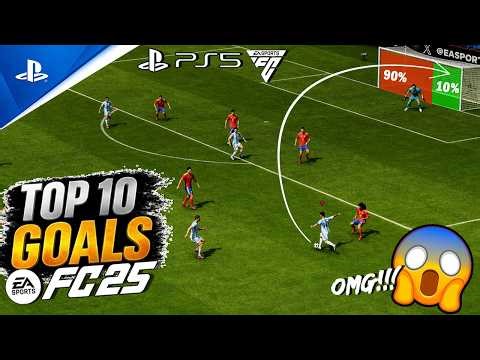 FC 25 - TOP 10 INSANE GOALS #4 || PS5 [4K60FPS]