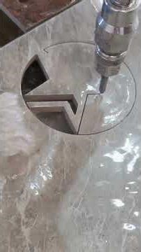 Unexpected ending ceramic processing stress relief video healing style water jet cutter