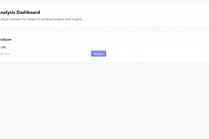 A modern AI-powered contract analysis platform