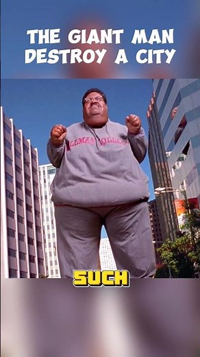 The Giant Man Destroy A City #shorts