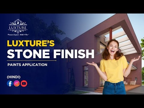 Luxture Stone Finish Paints Application - Step-by-Step Guide | Natural Stone Look for Walls
