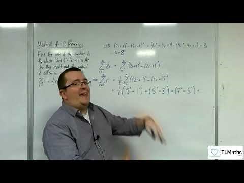 A-Level Further Maths D4-01 Method of Differences: Example 1